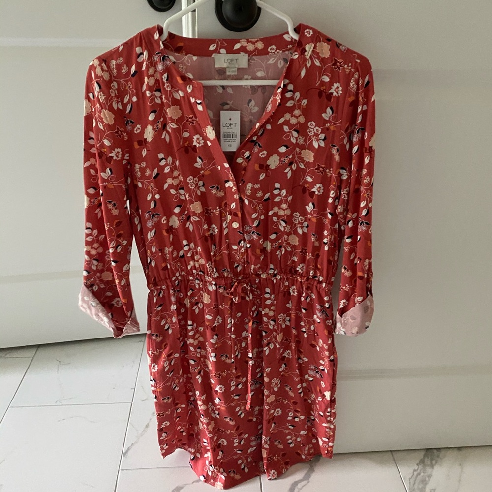 Loft long sleeved dress